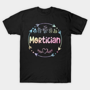 Mortician cute floral watercolor T-Shirt